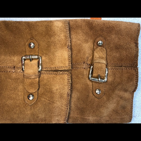 Michael Kors Burke Buckle up Suede boots - Picture 2 of 4